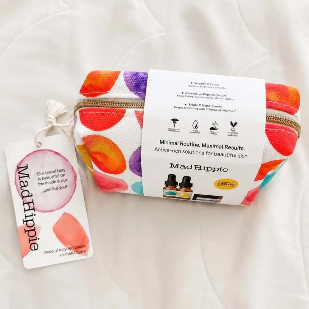 Mad Hippie Wintertime Essentials Skincare Gift Set NWT Vitamin C Travel Kit